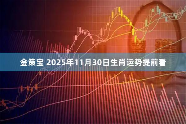 金策宝 2025年11月30日生肖运势提前看